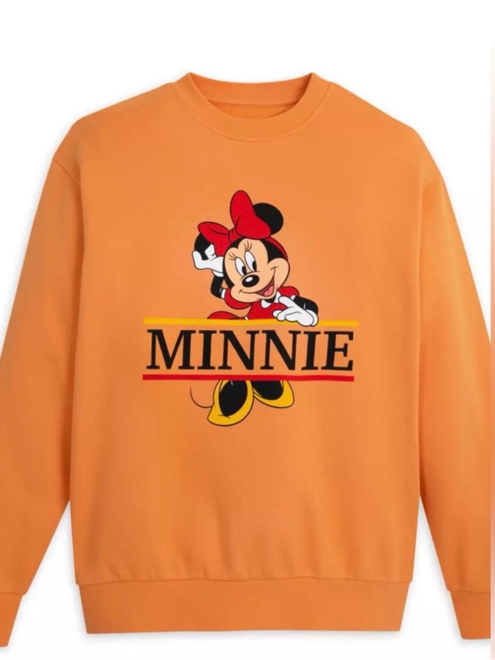 Walt Disney World Minnie Mouse Orange Crewneck Sweatshirt – XXL